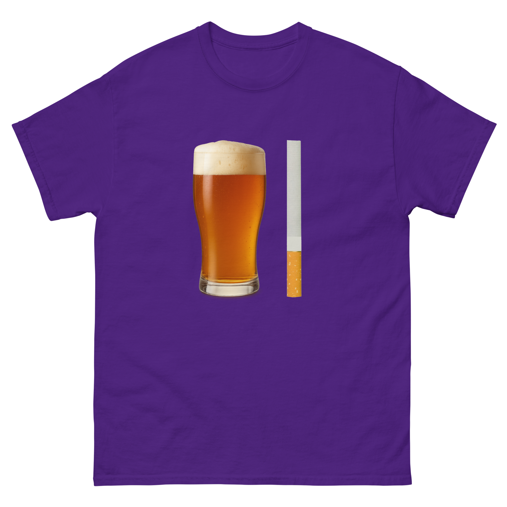 Beer And Cigarette T-Shirt – Parker Cant